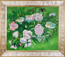 Still Life - Pink Roses Pre-Framed