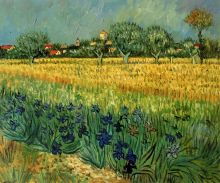 View of Arles with Irises - 24
