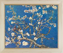 Branches of an Almond Tree in Blossom Pre-Framed