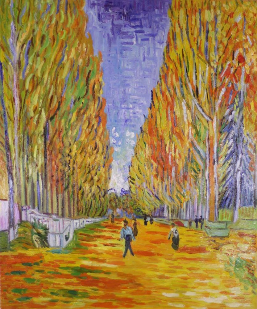 The Allee of Alyscamps, 1888