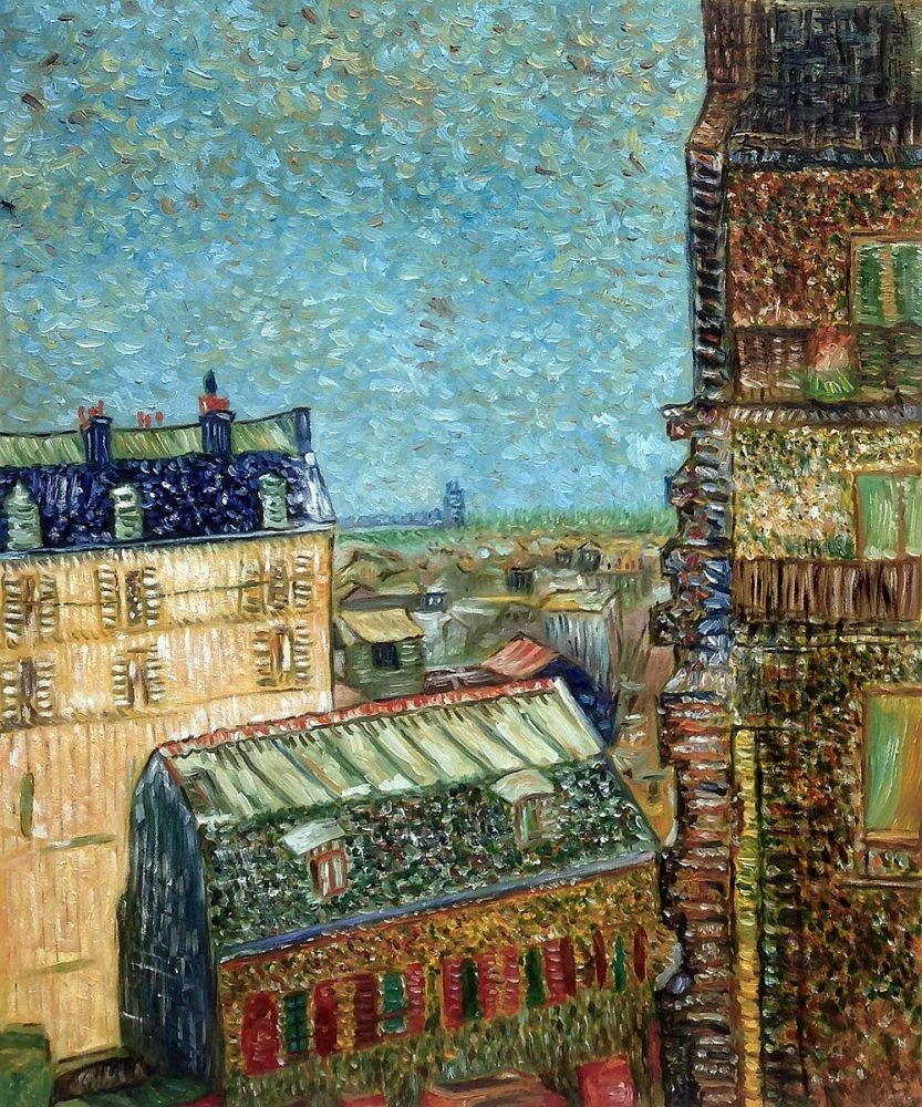View of Paris from Vincent's Room in the Rue Lepic, 1887