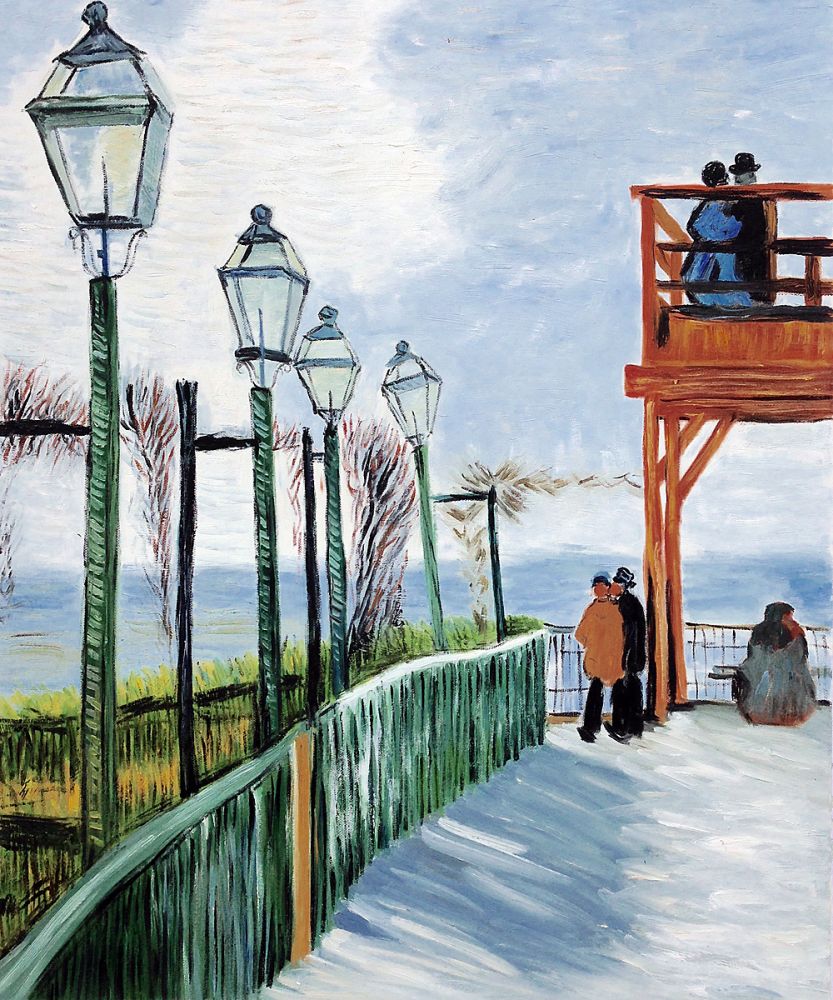 Belvedere Overlooking Montmartre, 1886