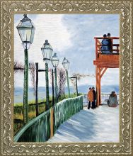 Belvedere Overlooking Montmartre, 1886 Pre-Framed