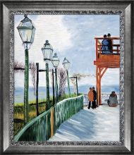 Belvedere Overlooking Montmartre, 1886 Pre-Framed