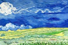 Wheatfield Under Thunderclouds