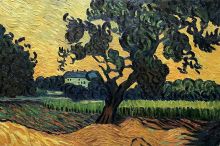 Landscape with the Chateau of Auvers at Sunset