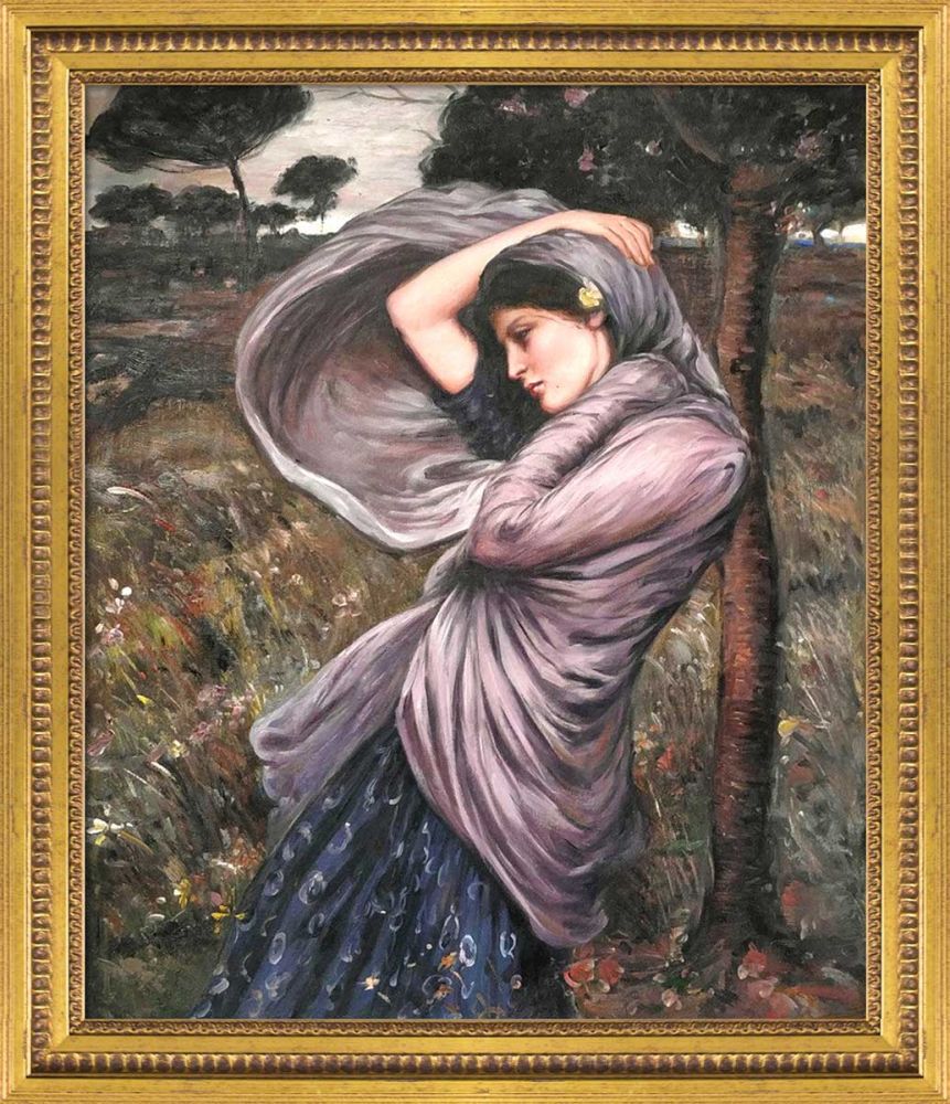 Boreas Pre-Framed - Versailles Gold Queen Frame 20" X 24"