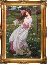 Windflowers, 1902 Pre-Framed