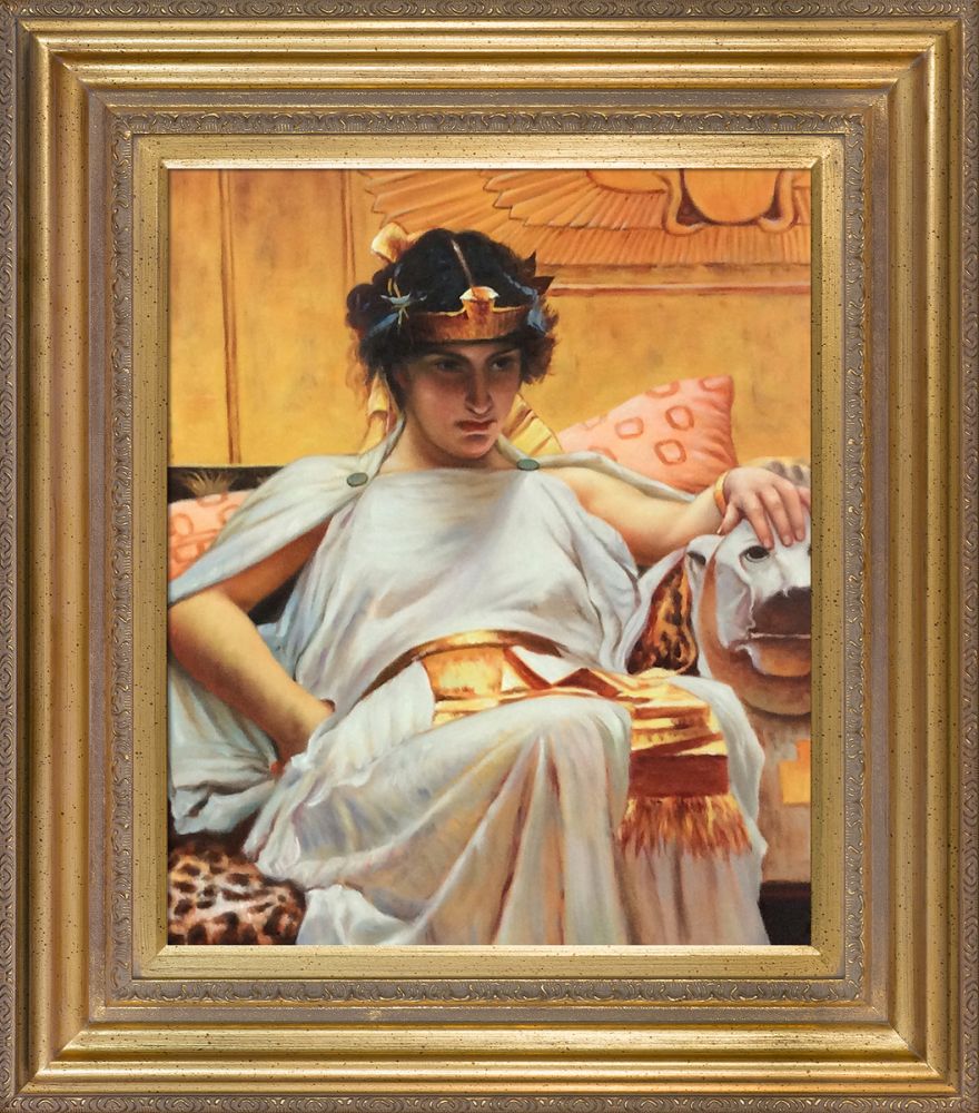 Cleopatra, 1888 Pre-Framed - Mediterranean Gold Frame 20"X24"