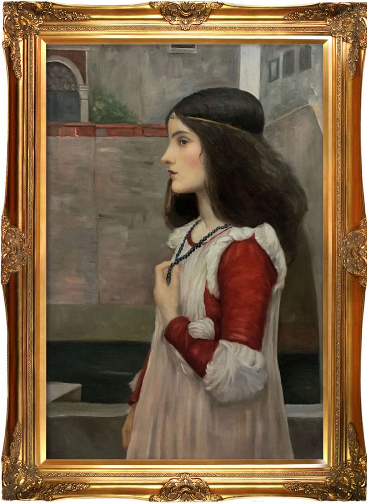 Juliet Pre-Framed - Victorian Gold Frame 24"X36"