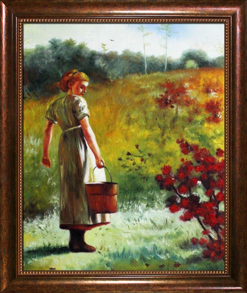 Returning From The Spring Pre-Framed - Verona Cafe Frame 20"X24"
