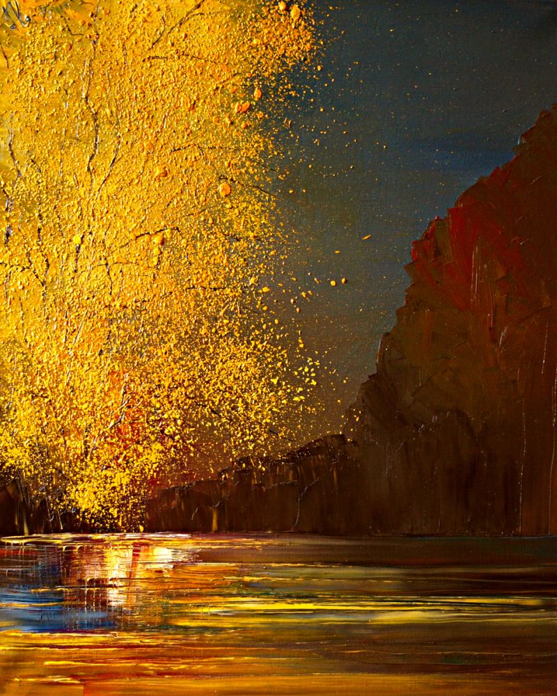 Autumn (Gold Splatter)