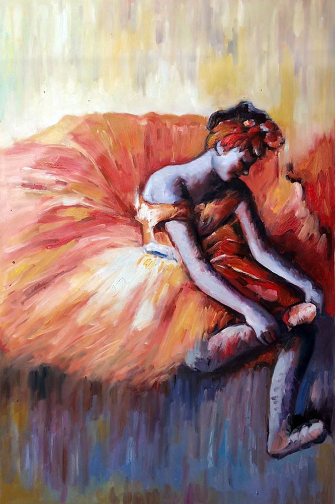 Dancer Adjusting Her Sandal