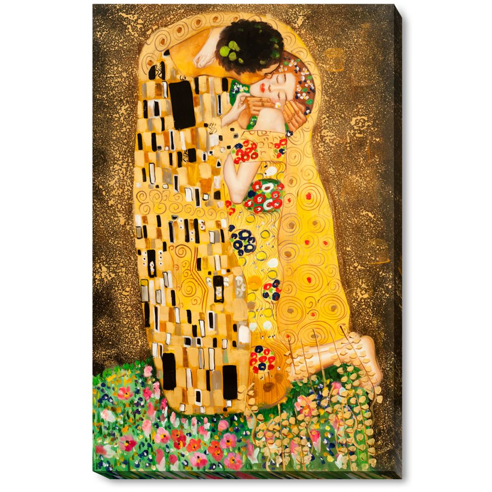 The Kiss (Full view) Pre-Framed - Gallery Wrap 24"X36"