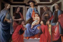 Madonna and Child with Six Saints