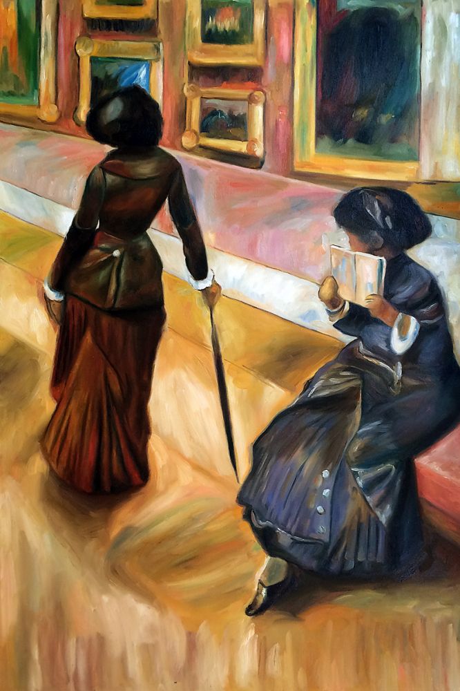 Mary Cassatt At the Louvre