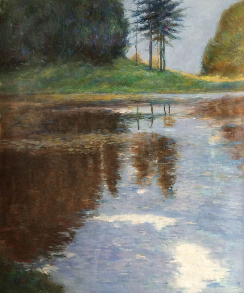 Quiet Pond in the Park of Appeal