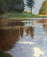 Quiet Pond in the Park of Appeal