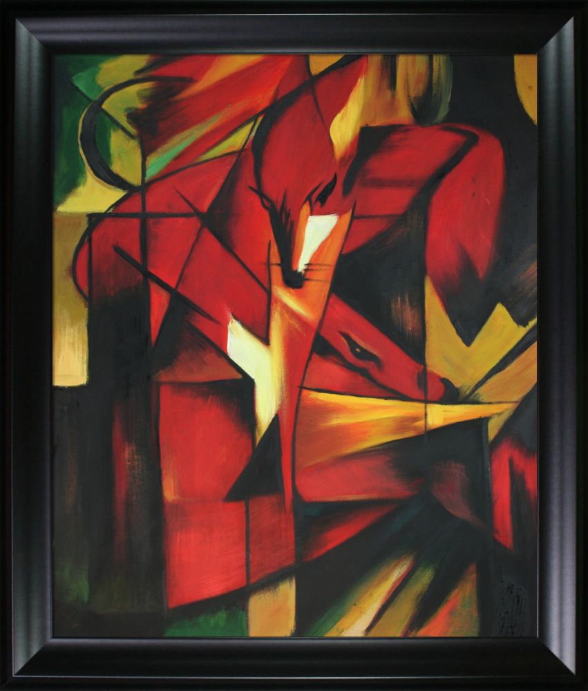 The Foxes Pre-Framed - Black Matte Frame 20"X24"