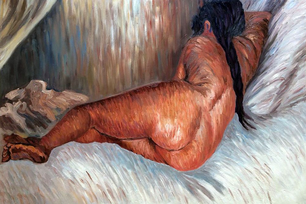 Nude Woman Reclining, Seen from the Back