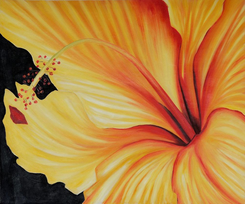 Golden Hibiscus (Left)