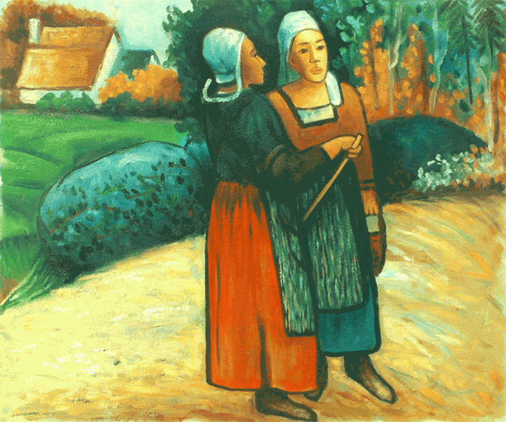 Two Breton Women on the Road