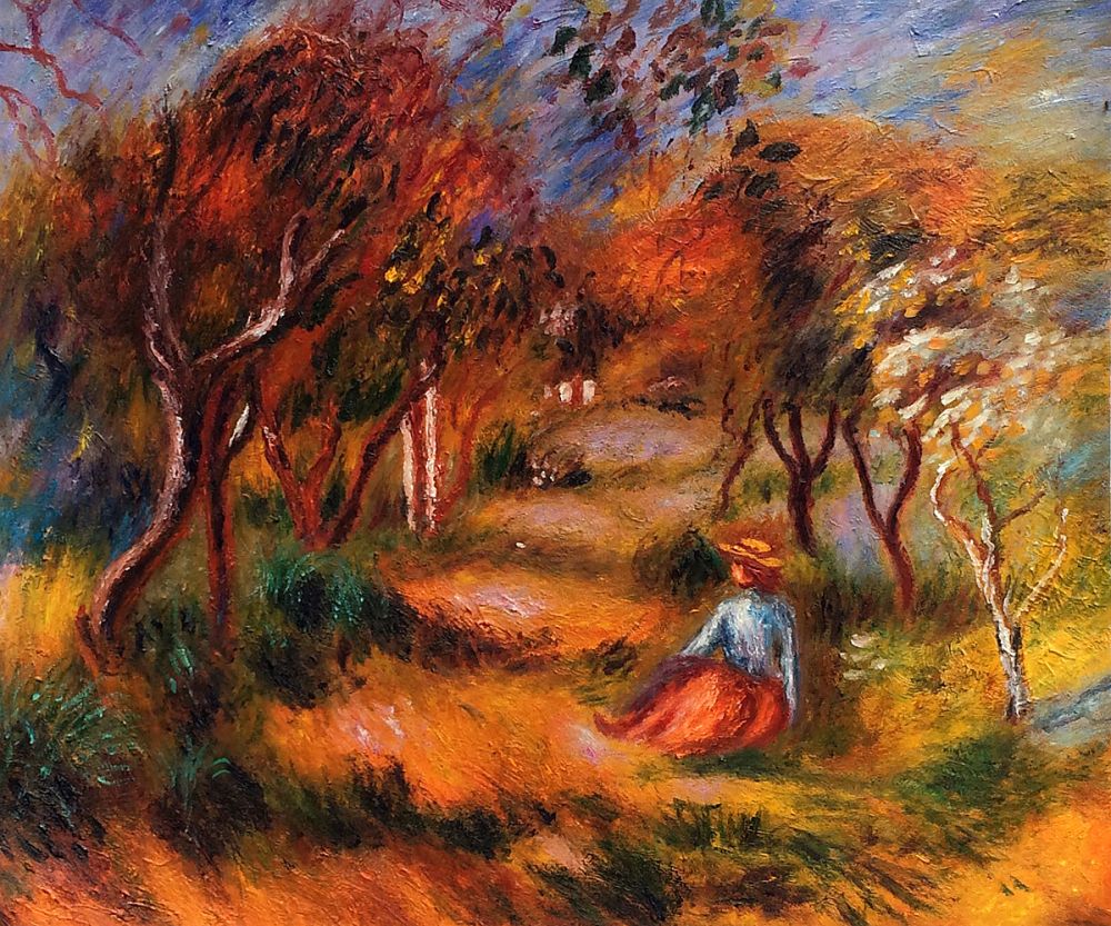 Le Jardin de la Poste, Cagnes, 1906
