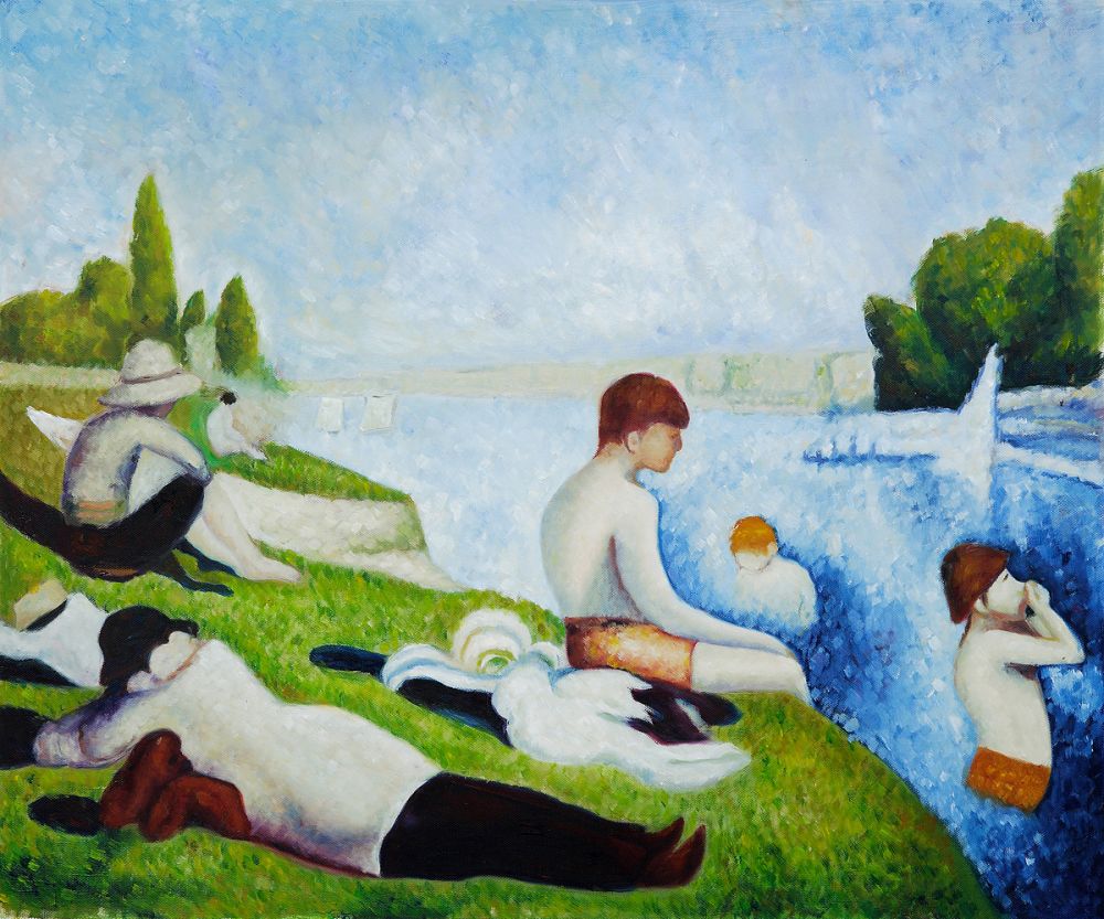Bathers at Asnieres (Interpretation)