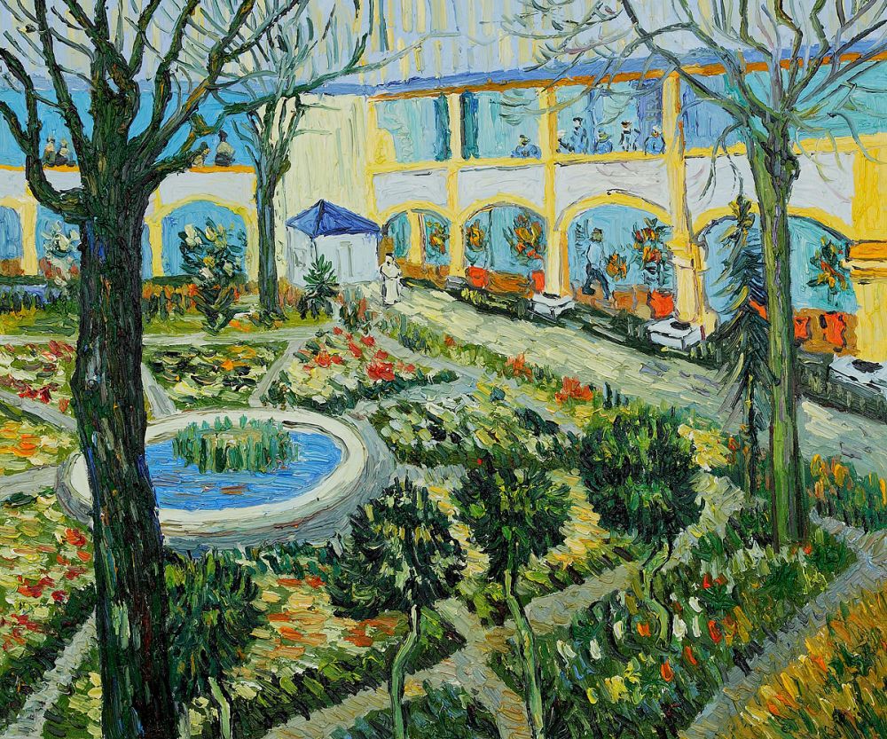Courtyard of the Hospital at Arles