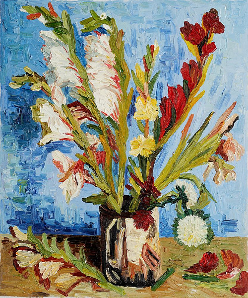 Vase with Gladiolias, 1886