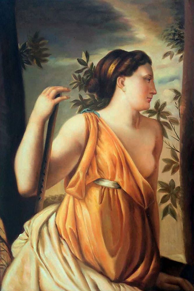 Inspiration of the Poet (detail), 1629-1630