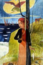 Jeanne d'Arc, or Breton Girl Spinning, 1889