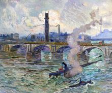 Steamboats on the Thames, 1916