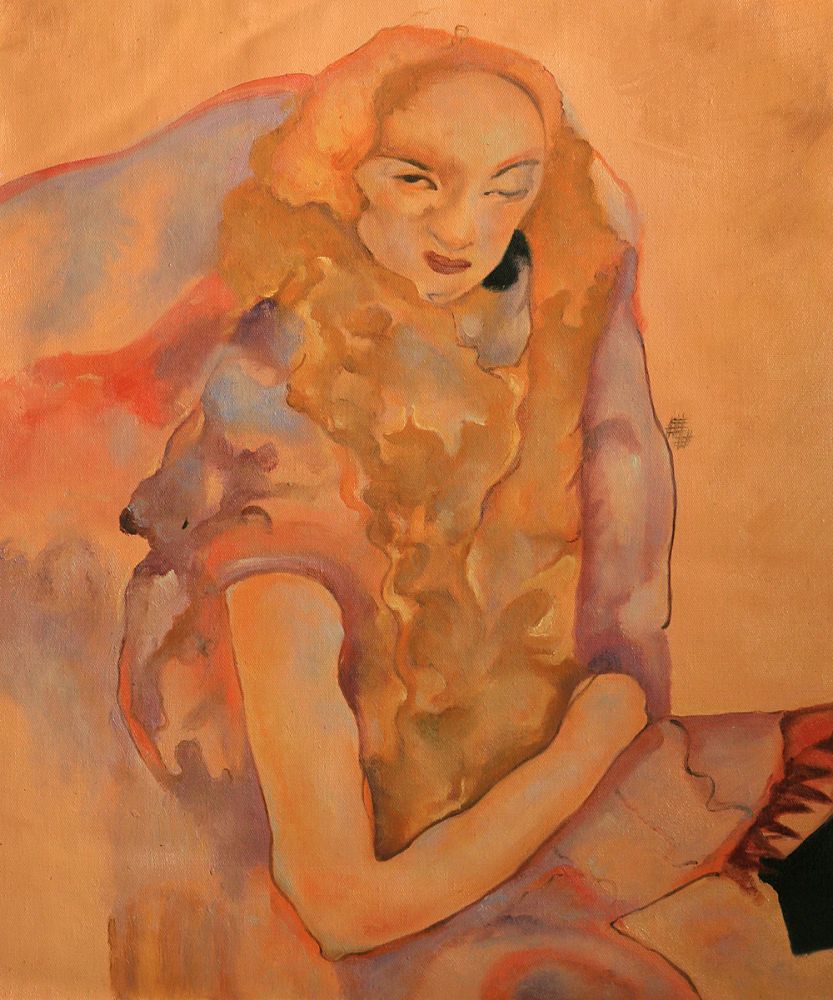 Woman with Long Hair, 1911