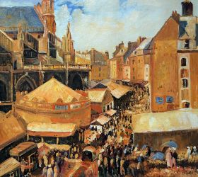 The Fair in Dieppe, Sunny Morning