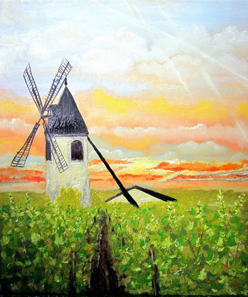 Mill in the vineyards