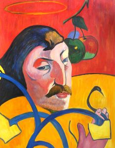 Self Portrait with Halo, 1889