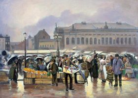 The Market for The Theater in Antwerp