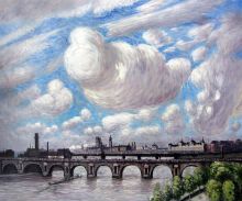 Waterloo Bridge in the Sun, 1916