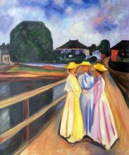 Three Girls on the Jetty, 1903