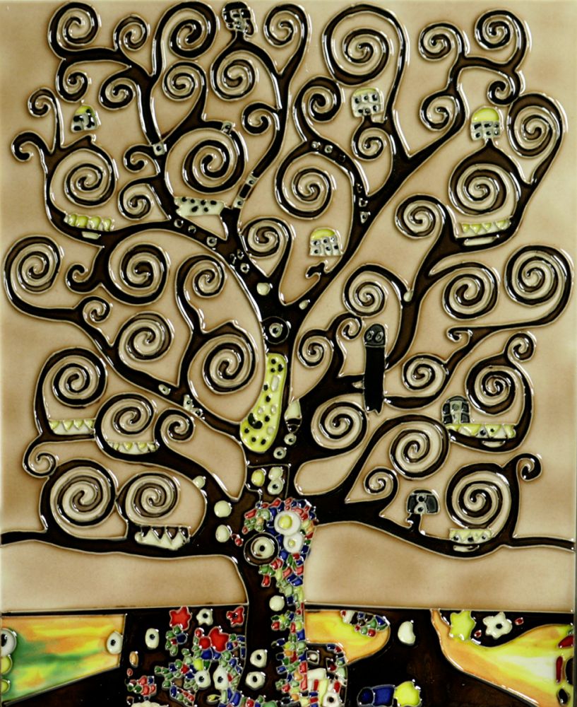 Tree of Life Accent Tile (felt back)