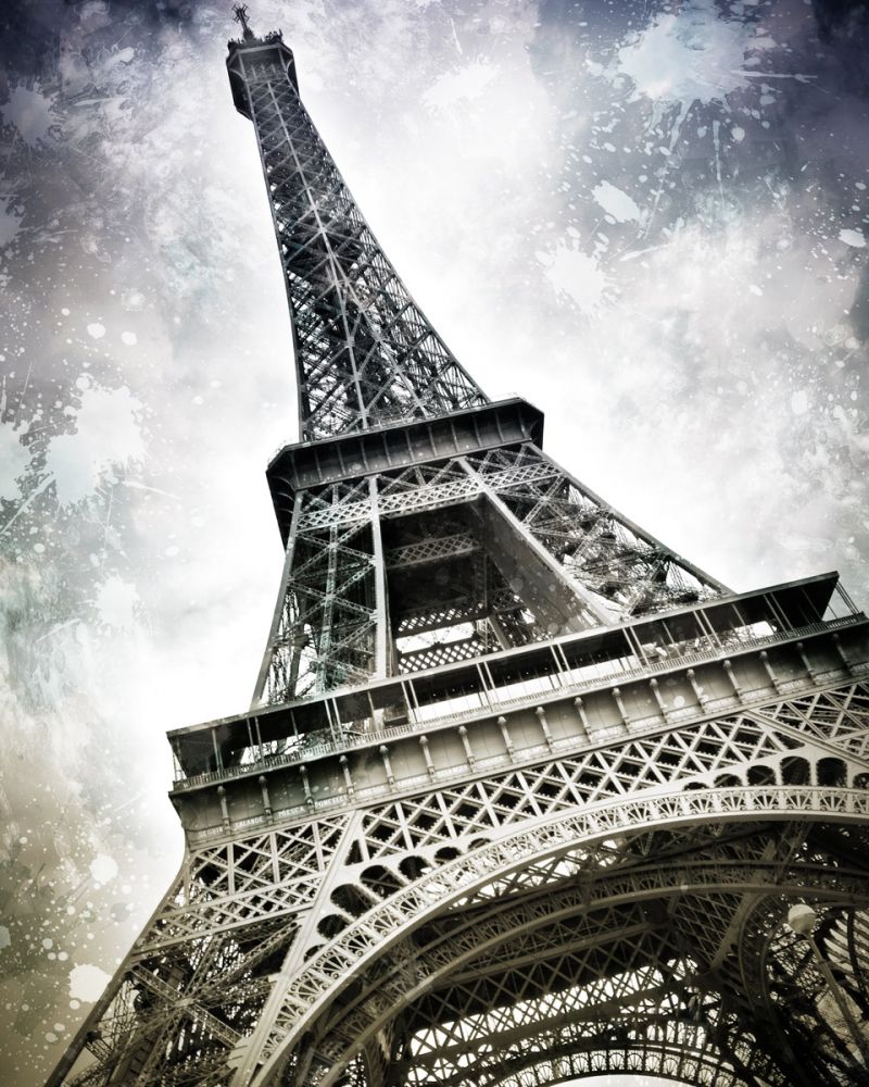 Modern Art, Paris Eiffel Tower Splashes