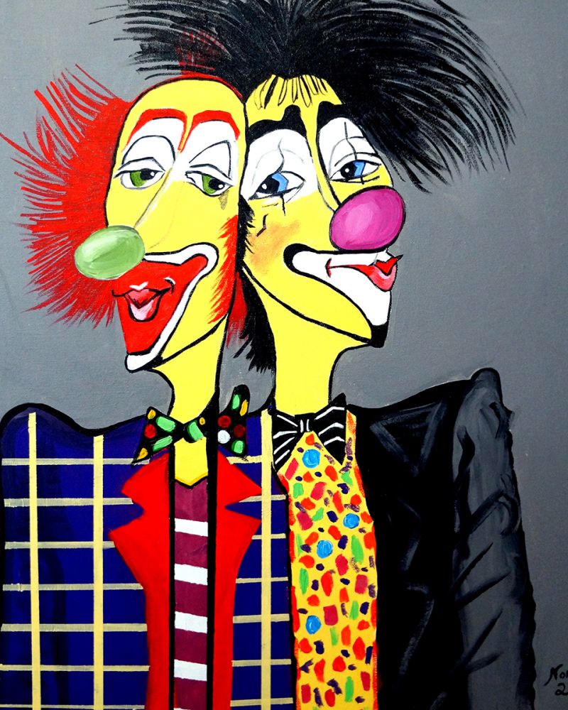 Clown, Two Heads Are Better Than One