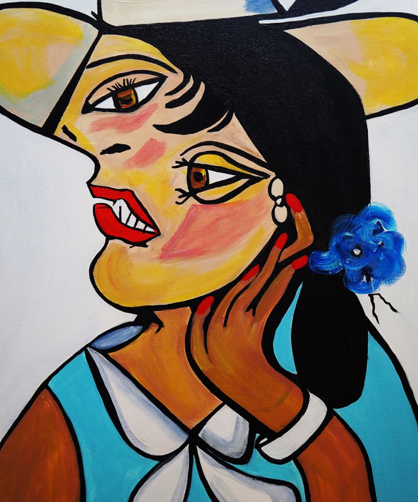 Picasso by Nora, Yellow Hat