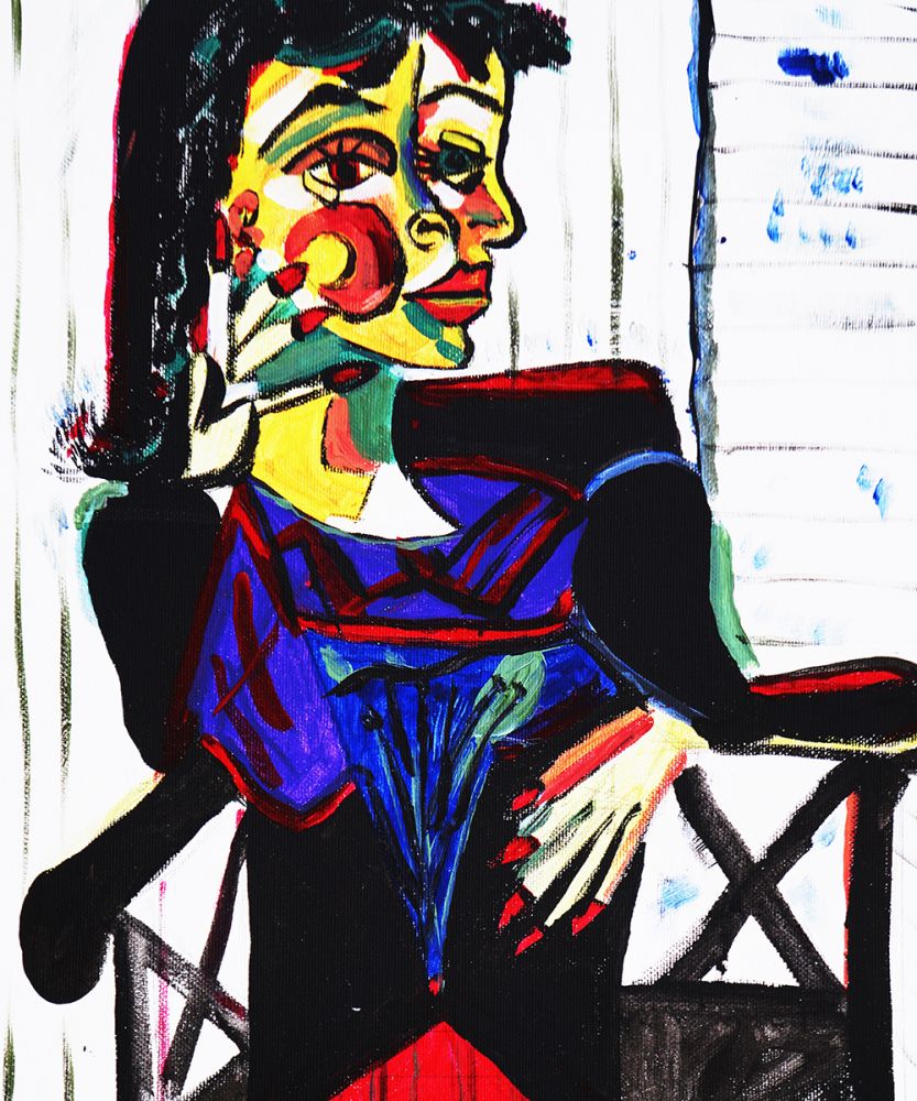 Picasso by Nora, Black Chair