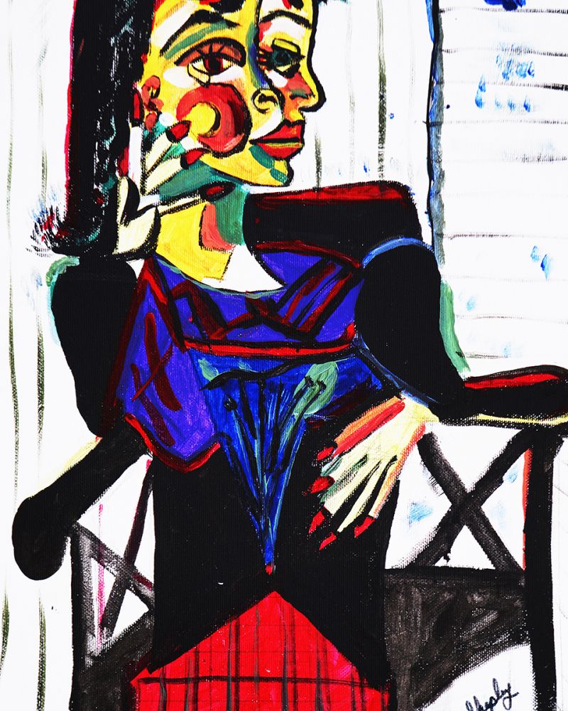 Picasso by Nora, Black Chair