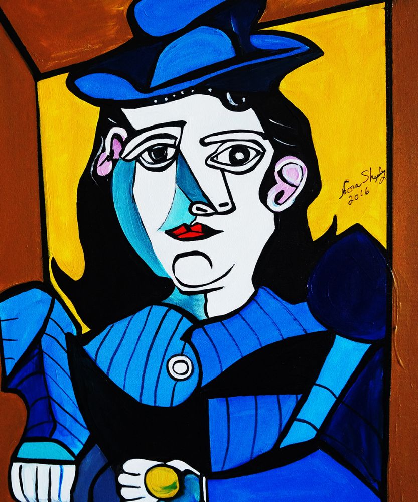 Picasso by Nora, Man with Ball