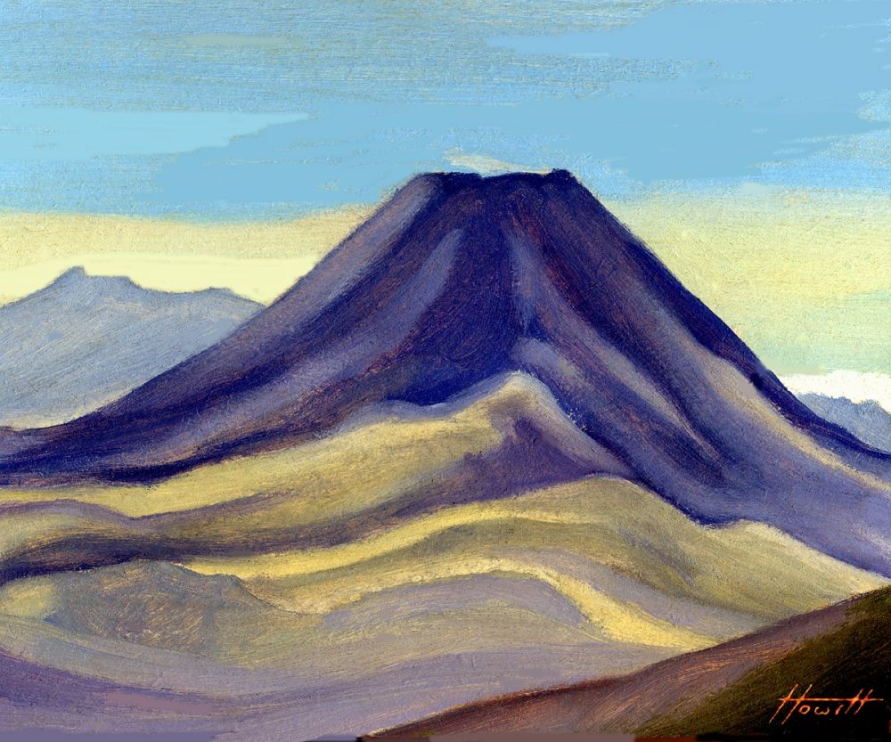 Mounts Ngauruhoe and Tongariro