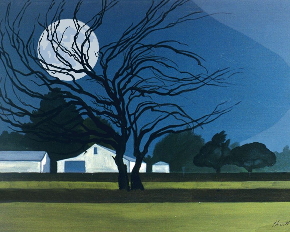 The Farm By Moonlight