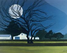 The Farm By Moonlight